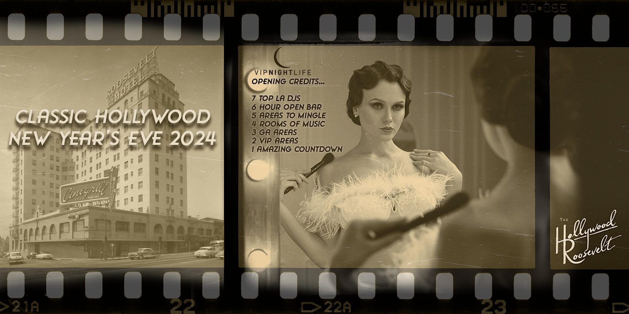 2024 Classic Hollywood Roosevelt New Year’s Eve Party Los Angeles