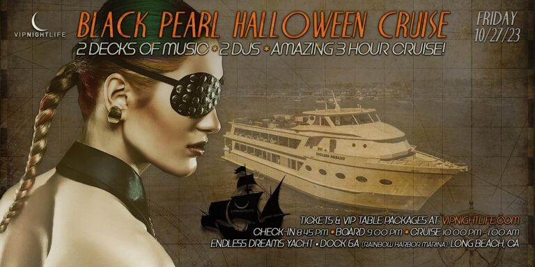 Long Beach Halloween Cruise - Pier Pressure Black Pearl Yacht Party