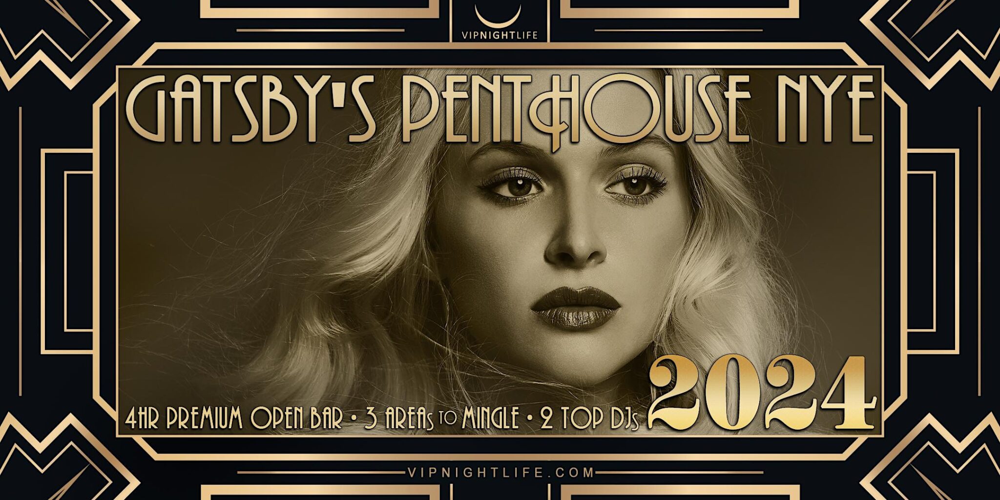 Los Angeles New Year’s Eve Party 2024 Gatsby’s Penthouse Los Angeles