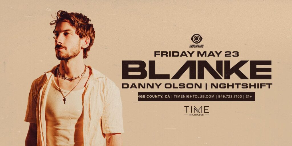 Blanke at TIME Nightclub