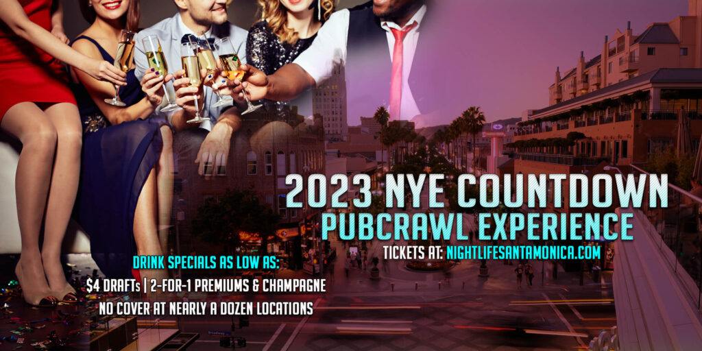 Santa Monica New Years Eve Pub Crawl Party 2023