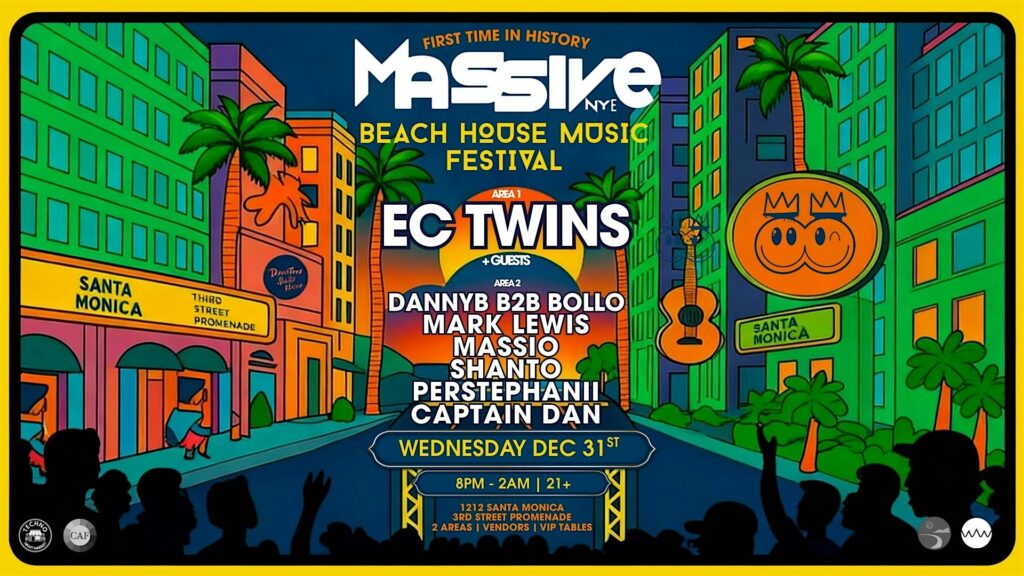 Santa Monica New Years Eve Party | MASSIVE NYE Beach House Music Festival