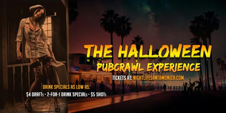 Venice Beach Halloween Night Pub Crawl Party